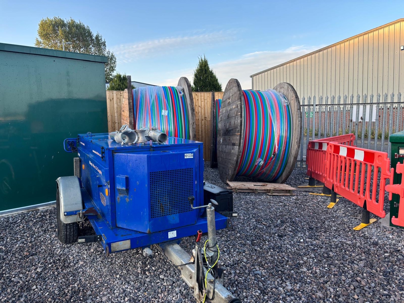 Utility cable installation security